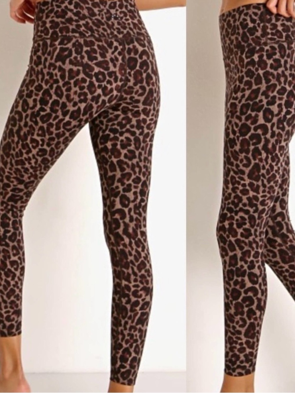 VARLEY High Rise Luna Lolux Tort Leopard Legging size L
